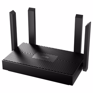 Cudy WR1500 juhtmevaba ruuter Gigabit Ethernet kahesageduslik (2.4 GHz / 5 GHz) must