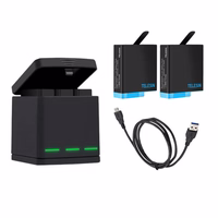 Telesin Box three-channel laadija jaoks GoPro Hero 5/6/7/8 + 2 batteries (GP-BNC-801)