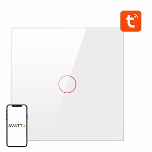 Nutikas Valgus Lüliti ZigBee Avatto ZTS02-EU-W1 1 Way TUYA (valge)