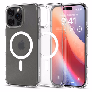 Spigen Ultra Hybrid Mag ümbris seadmele iPhone 16 Pro Max 6.9", MagSafe'iga, härmatis läbipaistev