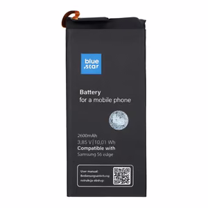 Aku jaoks Samsung S6 Edge 2600 mAh Sinine Star Premium