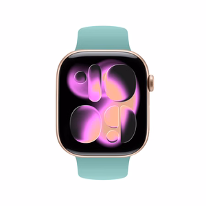 Crong Liquid rihm Apple Watch 38 / 40 / 41 / 42 mm, türkiissinine