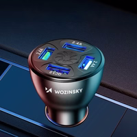 Autolaadija Wozinsky "WCCAW" Valge 50W (4xQC3.0)