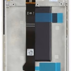 LCD screen Xiaomi Poco X6 5G with touch screen with frame White (compatible with Redmi Note 13 Pro 5G) original (service pack)
