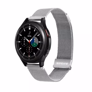 Dux Ducis Milanese stainless steel magnetic strap 20 mm silver