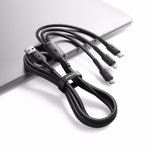 USB Kaabel Joyroom S-A61 USB-A kuni USB-C/Lightning/MicroUSB 3.5A 1.2m must