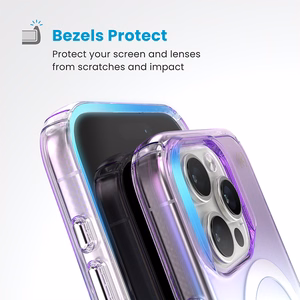 Speck Presidio2 Lux MagSafe - iPhone 16 Pro чехол (Amazing Purple / прозрачный)