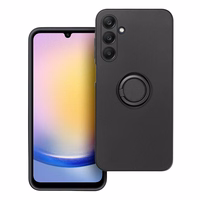 SILICONE RING ümbris jaoks SAMSUNG A25 5G must