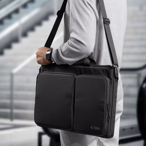 Tech-Protect Defender Bag for 17" Laptop - Black