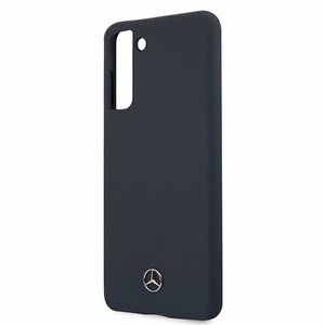 Mercedes Silicone Line чехол для Samsung Galaxy S21 - синий