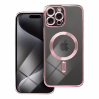 ELECTRO MAG COVER case compatible with MagSafe jaoks IPHONE 15 Pro Max rose kuldne