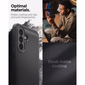 Spigen Rugged Armor ümbris Galaxy A37 5G matt must