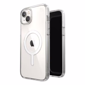 Speck Presidio Perfect-Clear + MagSafe ümbris seadmele iPhone 15 Plus / 14 Plus, läbipaistev