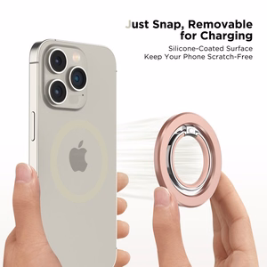 Tech-Protect MMR300 magnetic hoidja/ring koos MagSafe - roosa