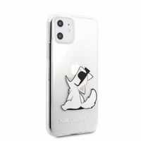 Karl Lagerfeld Choupette Fun iPhone 11 / Xr Ümbris - läbipaistev