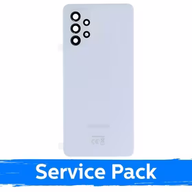 Tagakaas, ühilduv Samsung A725 A72 / Suurepärane valge / (Service Pack)