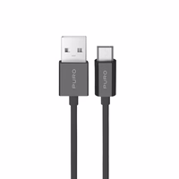 Puro 12W TPE USB-A - microUSB 2m Kaabel - must