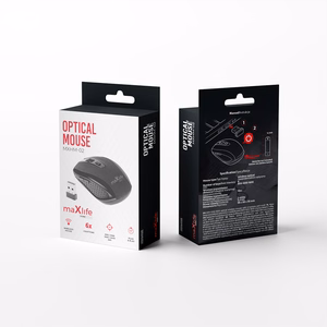 Maxlife Home Office MXHM-02 traadita optiline hiir 800/1000/1600 DPI must