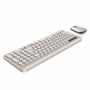 Havit KB254GCM juhtmevaba 2-in-1 mängu komplekt klaviatuur + hiir (hall) (QWERTY)