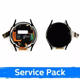 LCD ekraan ühilduv Samsung R865 Watch 4 40mm raamiga must (Service Pack)