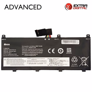 Sülearvuti aku LENOVO L18M6P90, 6800 mAh, Extra Digital Advanced