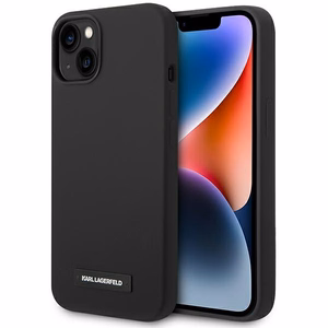 Karl Lagerfeld KLHMP14MSLMP1K iPhone 14 Plus 6.7 "hardcase must / must Silicone Plaque Magsafe