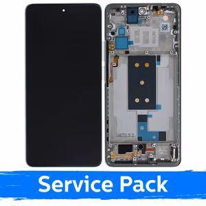 LCD ekraan ühilduv Xiaomi 11T (11T Pro) raamiga / Moonlight White / (Service Pack)