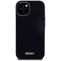 DKNY Liquid Silicone Small Metal Logo MagSafe Ümbris jaoks iPhone 14/15/13 - Must