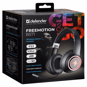 HEADPHONES DEFENDER BLUETOOTH FREEMOTION B571 must LED