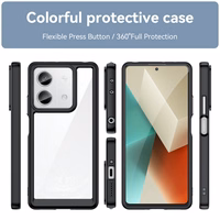 Outer Space Ümbris with gel frame jaoks Xiaomi Redmi Note 13 Pro - must