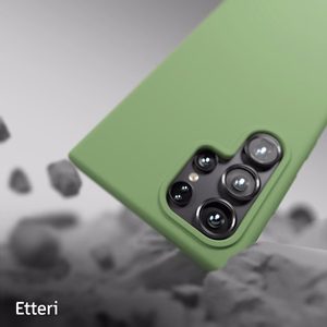 Etteri Silicone чехол Samsung Galaxy S24 Ultra светло-зеленый