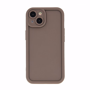 Rim TPU ümbris jaoks Samsung Galaxy A14 4G / A14 5G brown