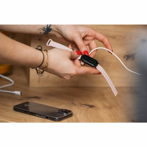 FORCELL F-DESIGN FX8 strap jaoks XIAOMI Mi Band 8 must