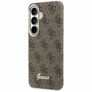 Guess ümbris 4G Script MagSafe Samsung Galaxy S26 jaoks pruun