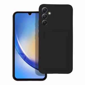 ümbris CARD jaoks SAMSUNG A34 5G must