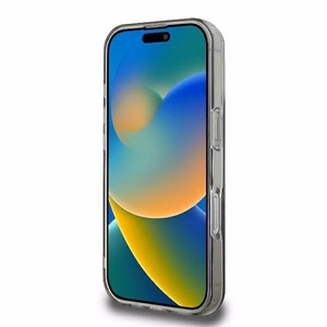 Guess IML Flowers Wreath MagSafe Ümbris jaoks iPhone 16 Pro - Must