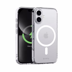 Чехол Crong Clear MAG Cover MagSafe для iPhone 16, прозрачный