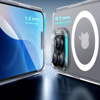 ESR Classic Hybrid Halolock MagSafe Ümbris + Karastatud klaas jaoks iPhone 16 Pro Max - poolläbipaistev