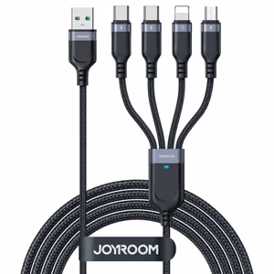 USB Kaabel Joyroom 4in1 / S-A18 must 120cm