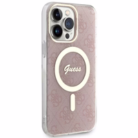 Guess GUHMP13XH4STP iPhone 13 Pro Max 6.7" roosa/roosa hardcase 4G MagSafe