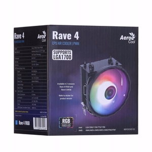 Aerocool PGS Rave 4 FRGB PWM 4P ventilaator