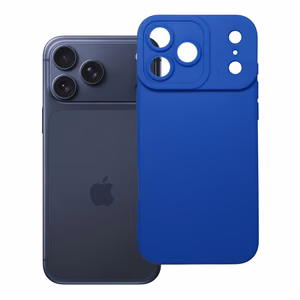 Чехол для iPhone 17 Pro Max / 18 Pro Max (низкий бортик камеры) Matt 2.0 синий