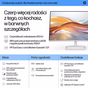 HP 27-tolline Series 5 FHD monitor - 527sf