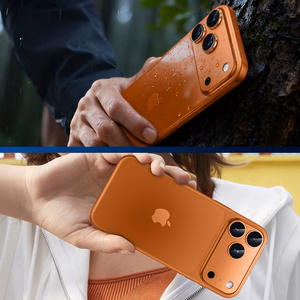 Karastatud klaas Tel Protect 95% AR+AF, täismetallist kaamerakaitse iPhone 17 Pro Max kaamerale, sinine (kaameraplokk)