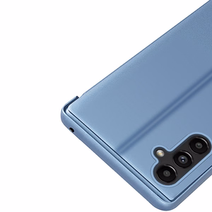 Clear View Ümbris cover jaoks Samsung Galaxy A14 flip cover sinine