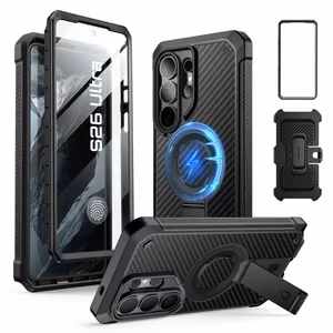 Supcase Unicorn Beetle Pro Mag MagSafe 2-komplektne ümbris Samsung Galaxy S26 Ultra jaoks - must