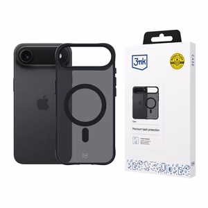 Чехол 3mk Smoke MagCase для iPhone 17 Air - чёрный полупрозрачный