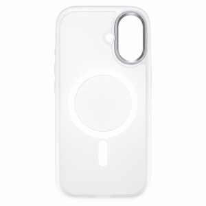 Liavec Cloudy ümbris metallist kaamera raamiga Iphone 17 jaoks valge (kaamera juhtnupp)