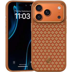 Benks Magnetic Armor Pro Armor Grid Kevlar metallraamiga ümbris 600D (C.K.FL.AP.GD.F069) Iphone 17 Pro jaoks, oranž