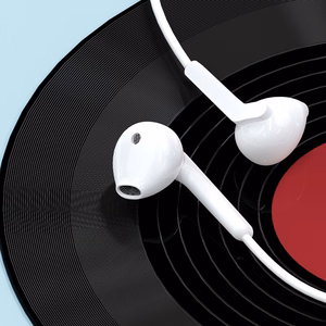 Dudao X3+ in-ear kõrvaklapid, wired, 3.5mm minijack - valge